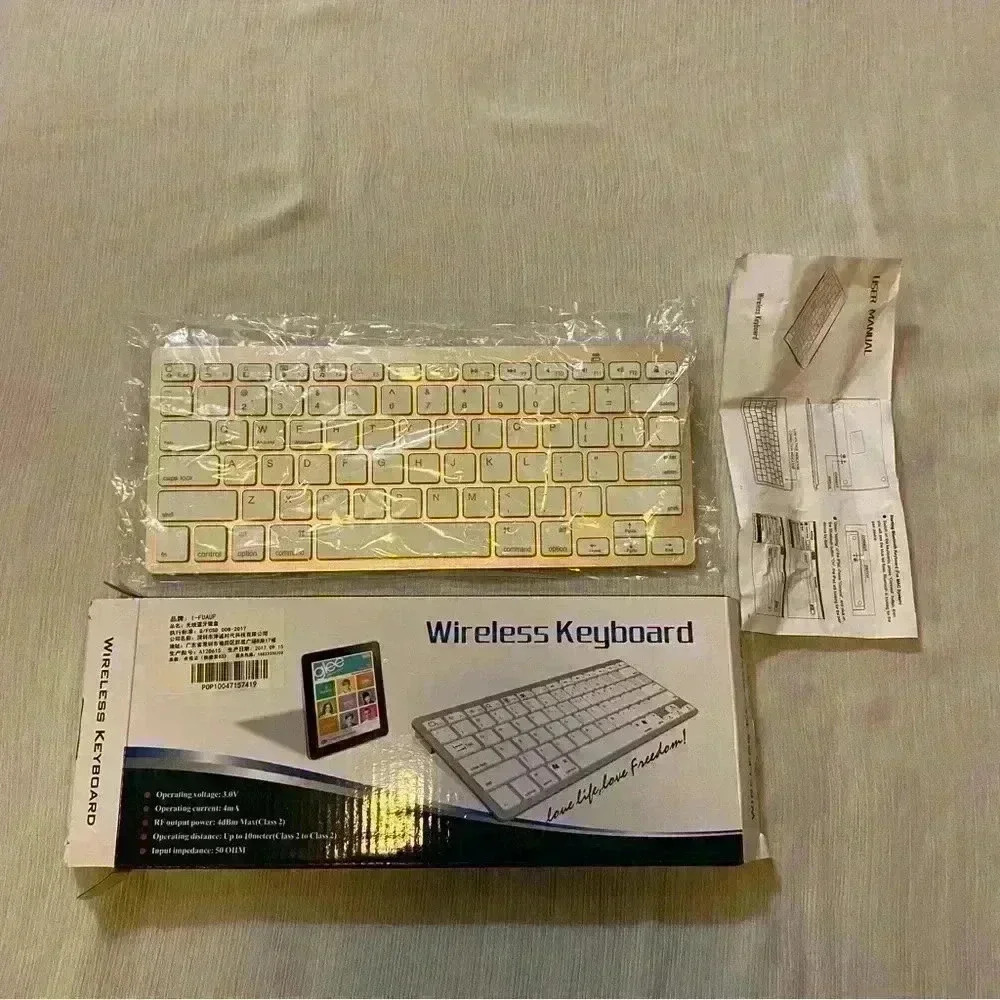 I-FUAUF Bluetooth Wireless Mini Keyboard Apple iOS & Android Cellphone Tablet - Picture 2 of 10